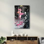 Wallity Pintura Decorativa de Vidrio Templado 70 x 110 cm Multicolor
